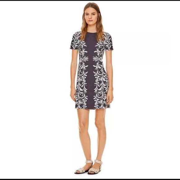 Tory Burch NWT Symphony Dress, size M, Earl Grey - Picture 3 of 8